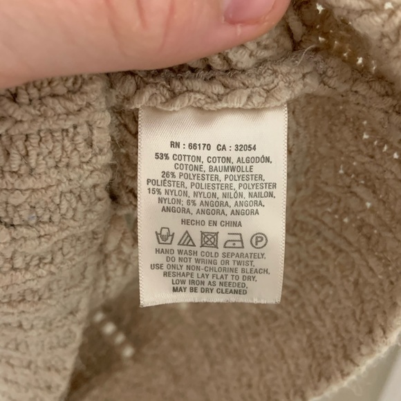 MOTH FOR ANTHROPOLOGIE Open Knit Sweater Size S - Picture 7 of 8